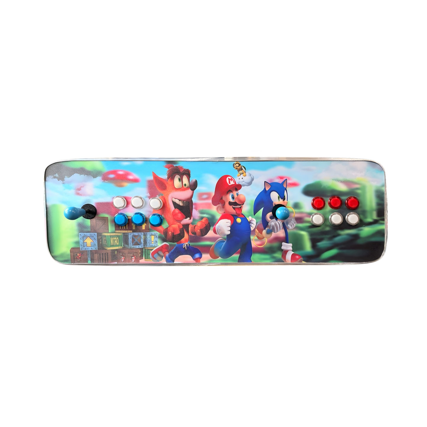 Tablero Arcade con botones de luz led