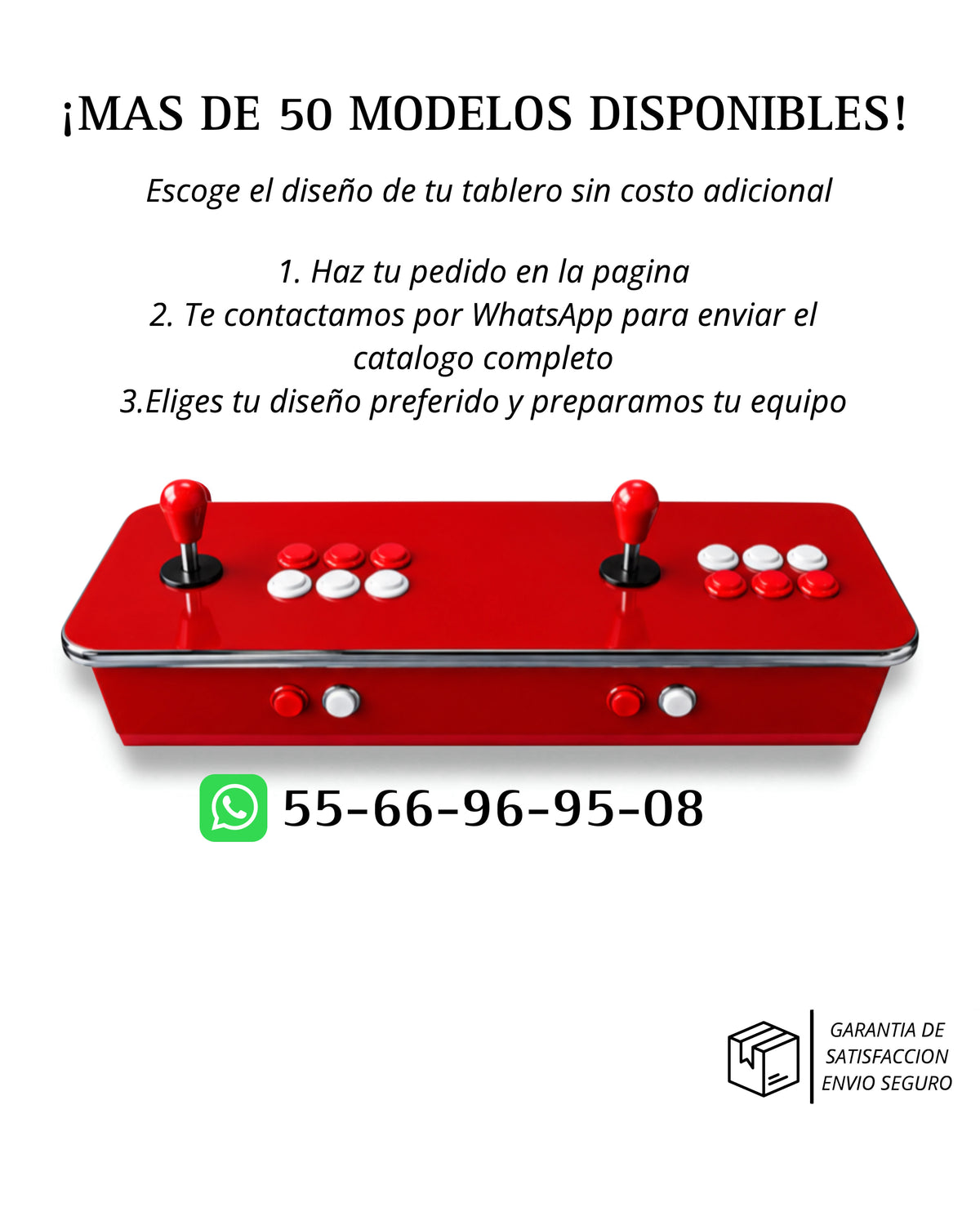 Tablero Arcade con botones LED - Retrochavos
