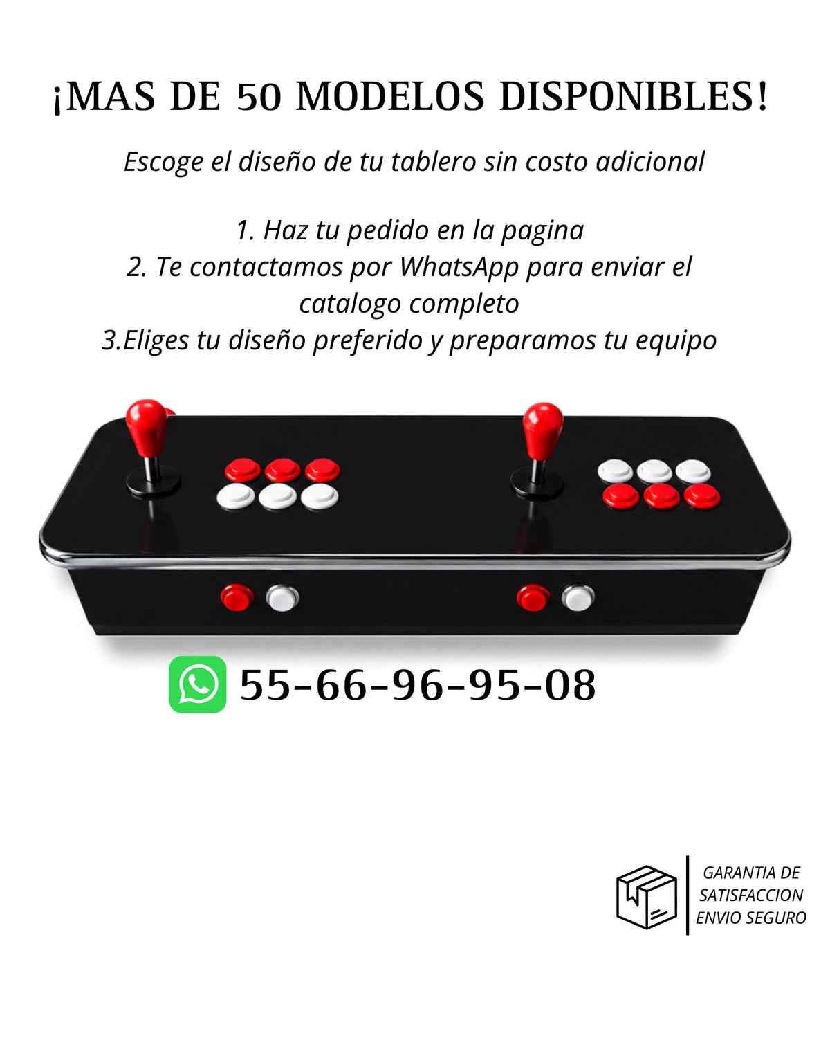 Tablero Arcade con botones LED - Retrochavos