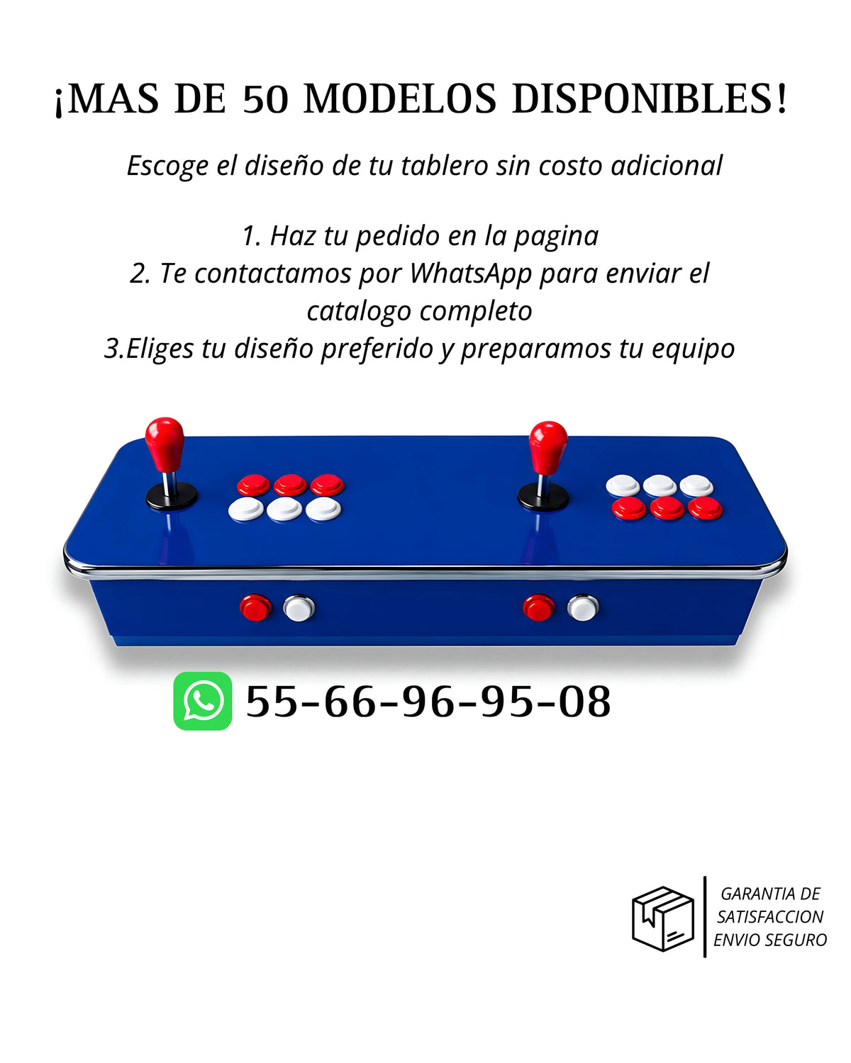 Tablero Arcade con botones LED - Retrochavos