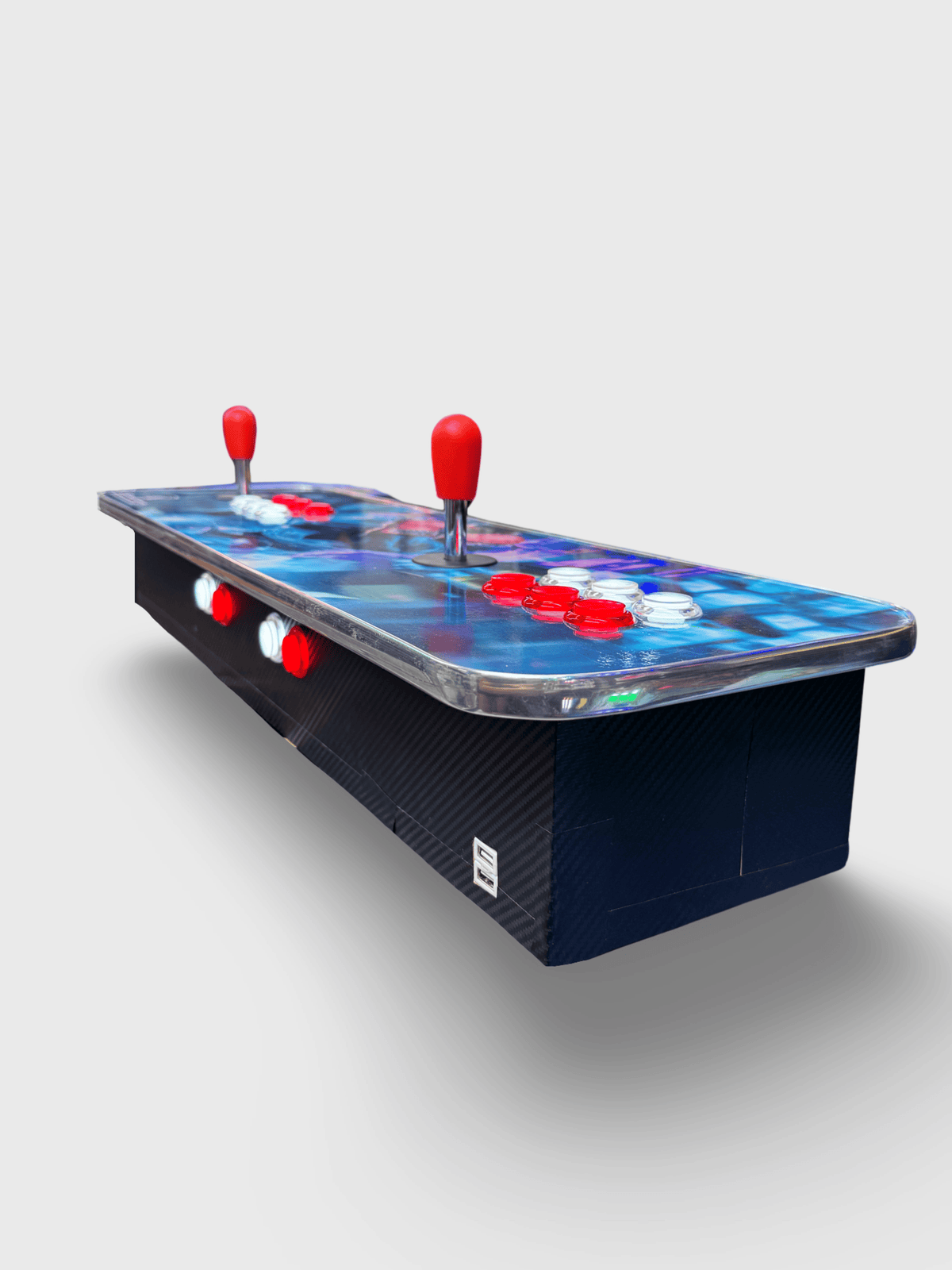 Tablero arcade con botones de luz led