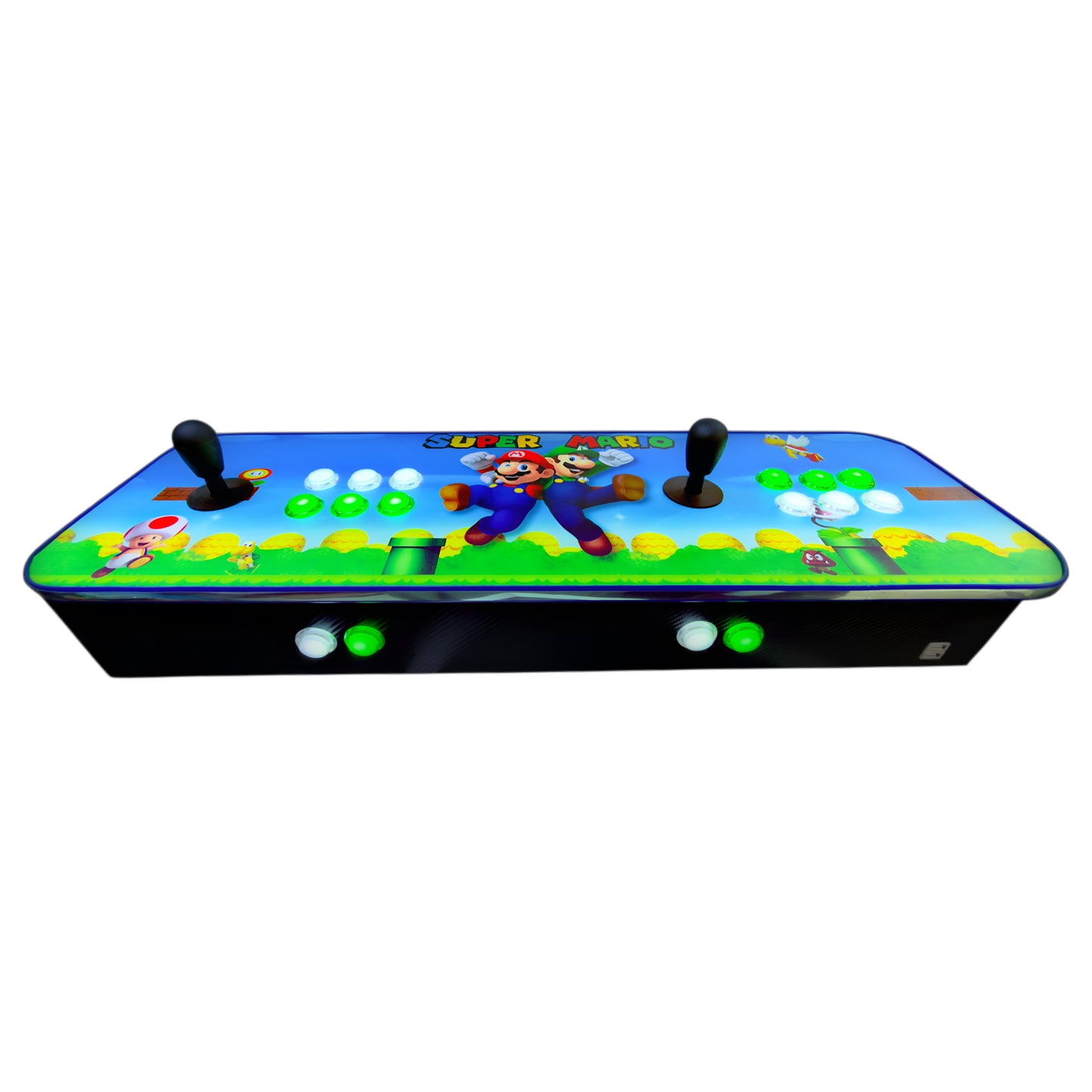 Tablero Arcade con botones de luz led