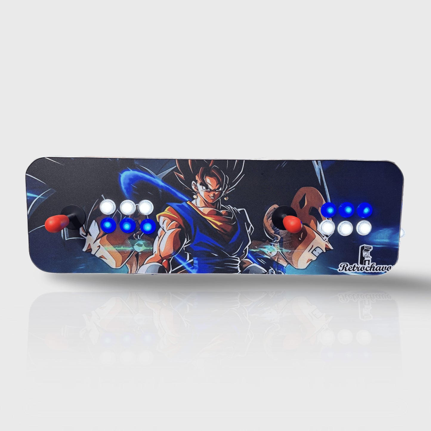 Tablero Arcade con botones de luz led - Dragon Ball 1.2
