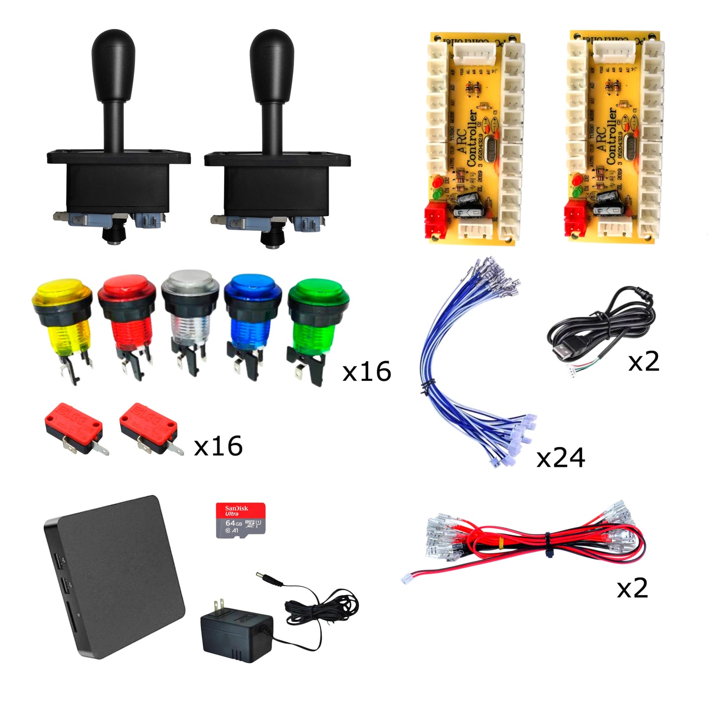Paquete Maquinero Arcade Completo con Sistema y Juegos