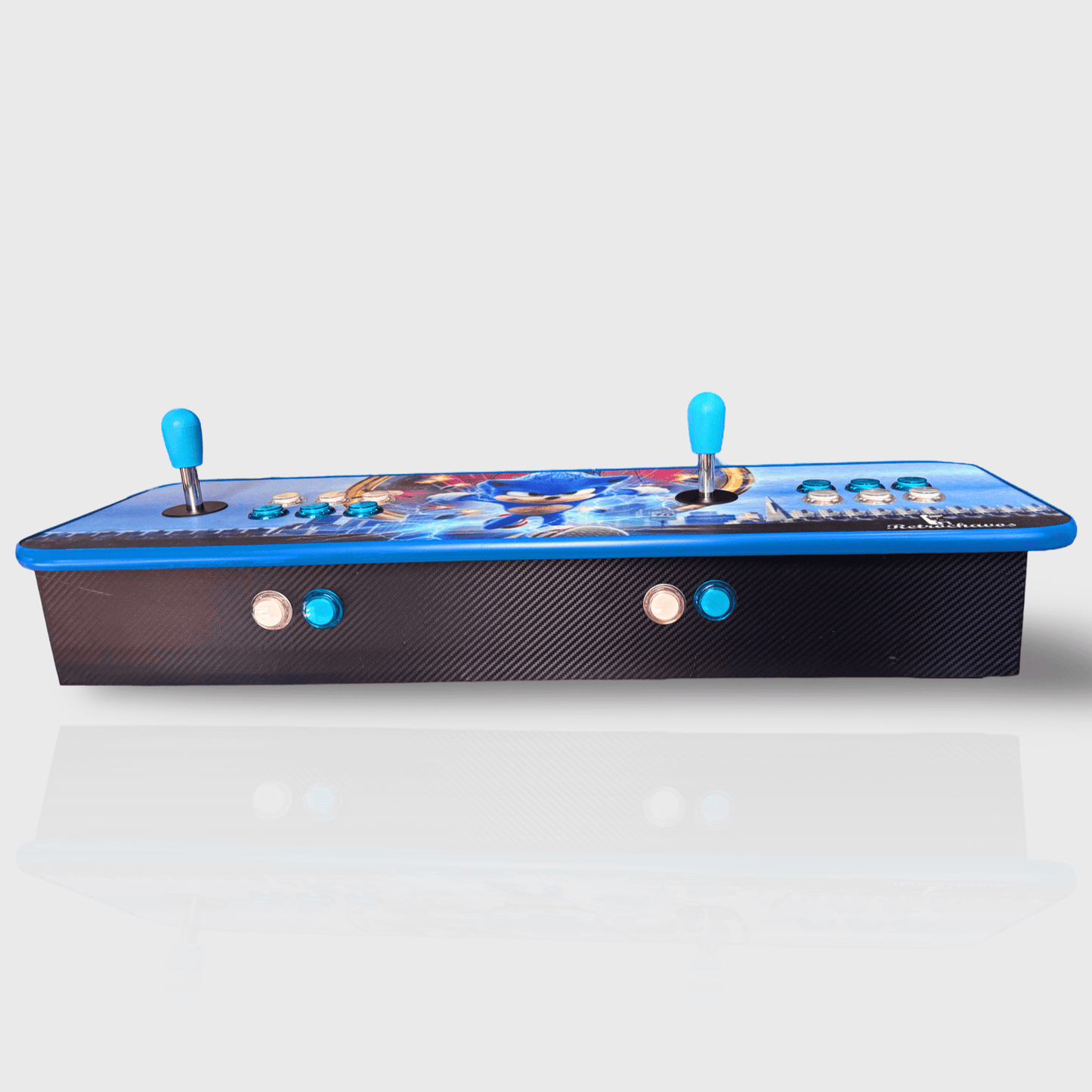 Tablero Arcade con botones de luz led - Sonic