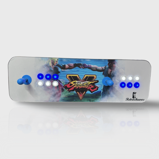 Tablero Arcade con botones de luz led -  Street Figther 1.2