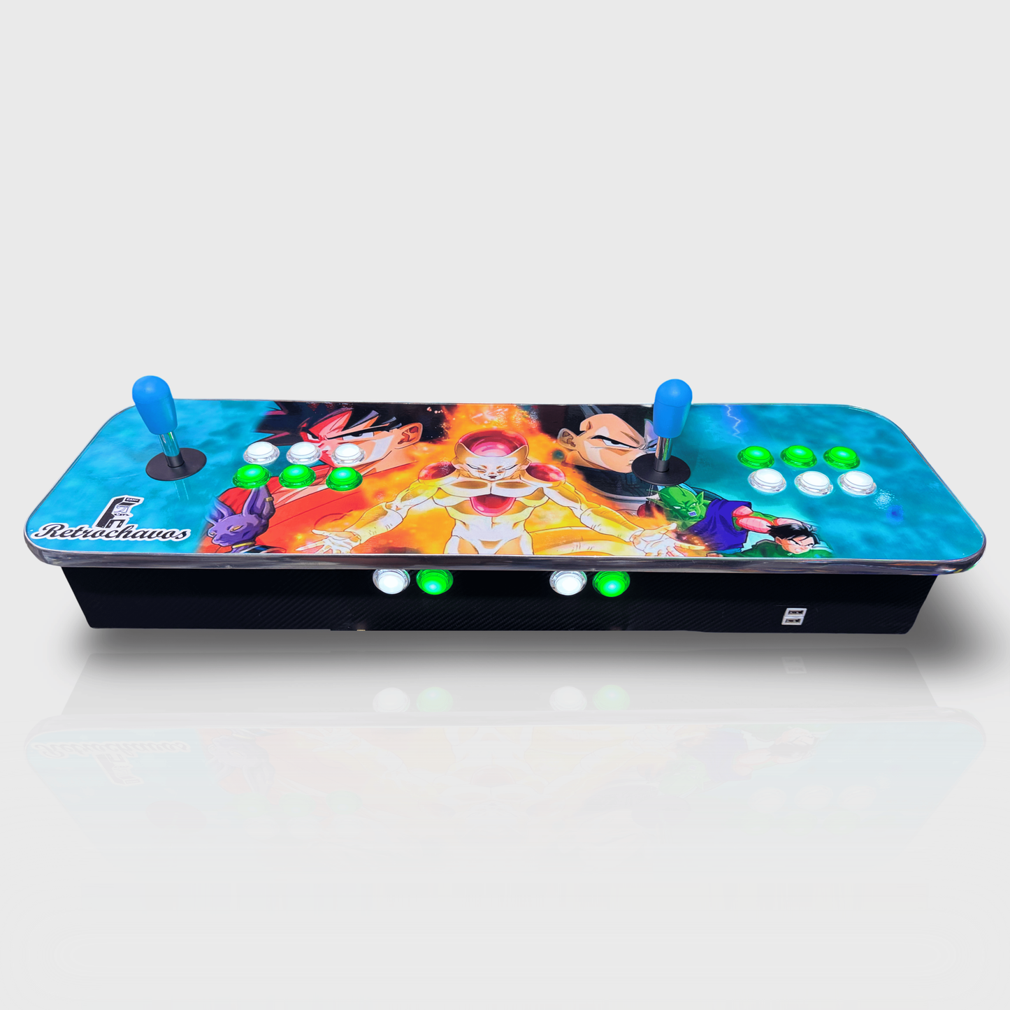 Tablero Arcade con botones de luz led -  Dragon Ball 1.1