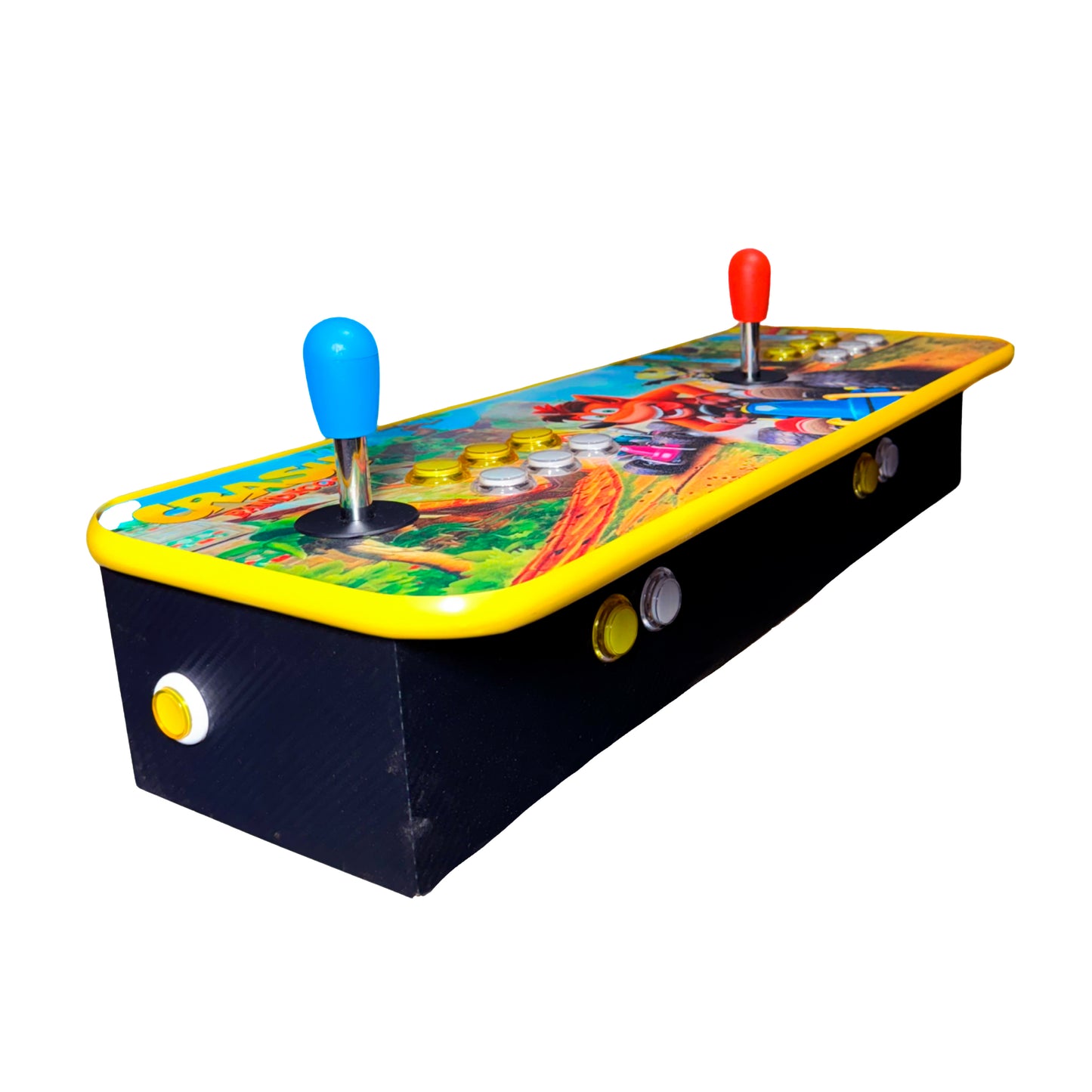 Tablero Arcade con botones de luz led - Crash Bandicoot 1.2